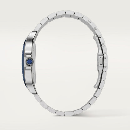 Cartier SANTOS-blue synthetic spinel 40mm