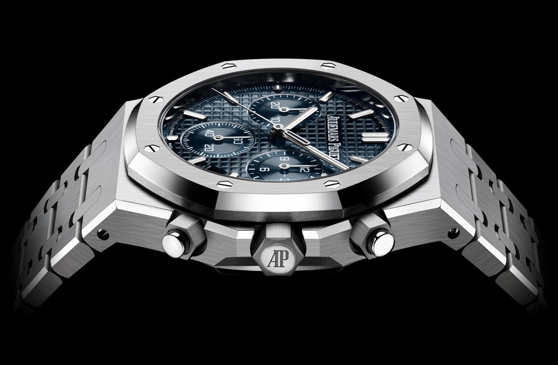Audemars Piguet ROYAL OAK CHRONOGRAPHE-grie/bleu