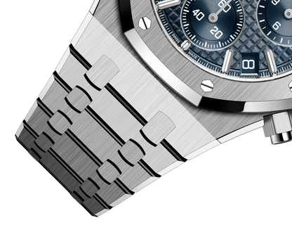 Audemars Piguet ROYAL OAK CHRONOGRAPHE-grie/bleu