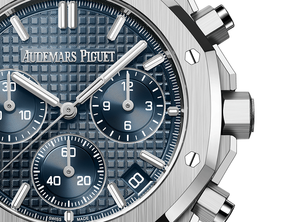 Audemars Piguet ROYAL OAK CHRONOGRAPHE-grie/bleu