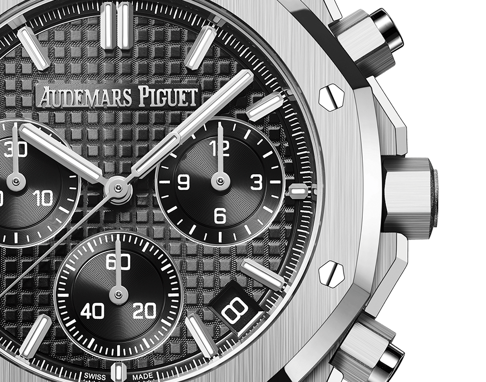 Audemars Piguet ROYAL OAK CHRONOGRAPHE-GRIS/NOIR