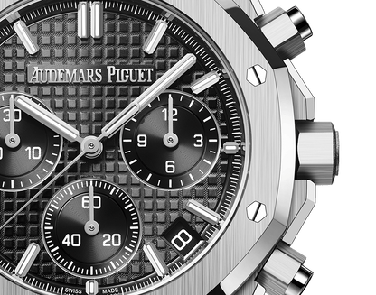 Audemars Piguet ROYAL OAK CHRONOGRAPHE-GRIS/NOIR