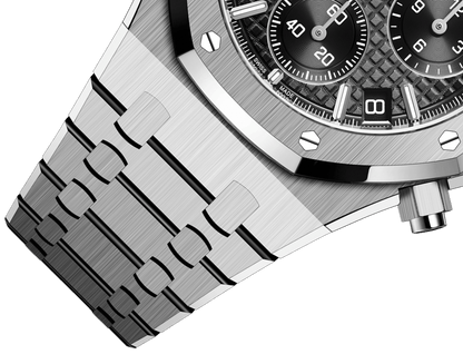 Audemars Piguet ROYAL OAK CHRONOGRAPHE-GRIS/NOIR