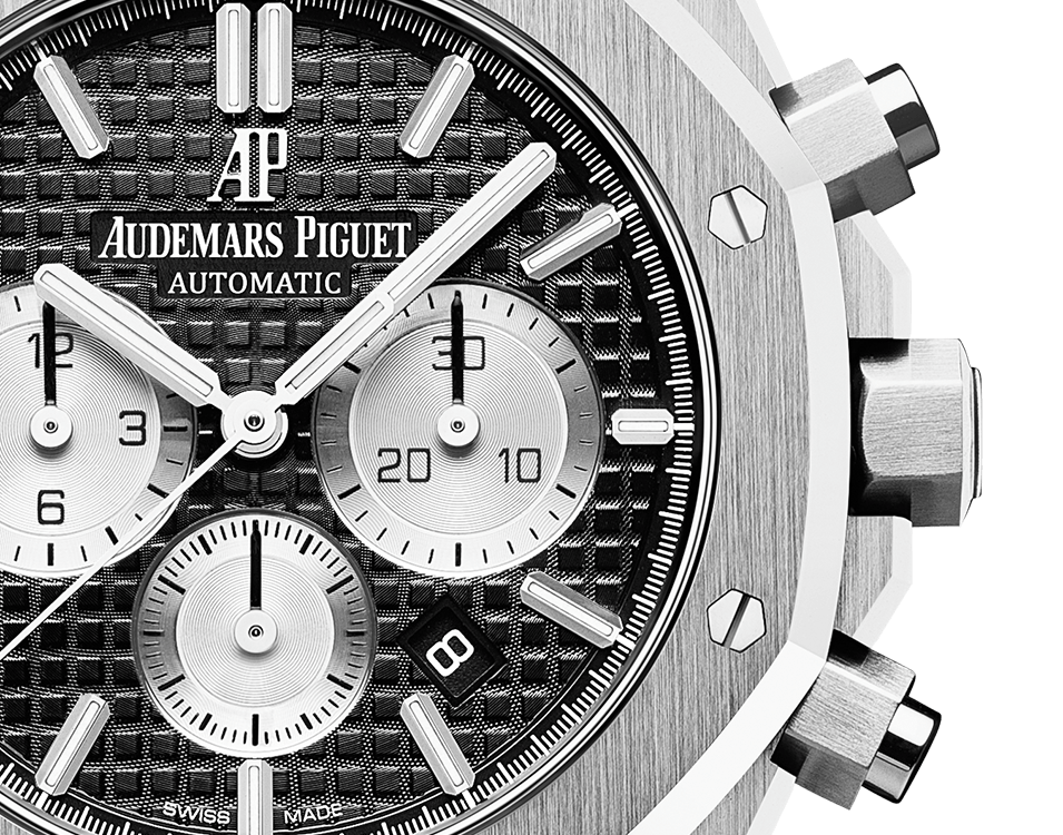 Audemars Piguet ROYAL OAK CHRONOGRAPHE-NOIR/BLANC