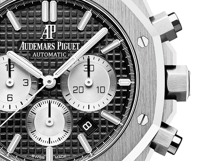 Audemars Piguet ROYAL OAK CHRONOGRAPHE-NOIR/BLANC