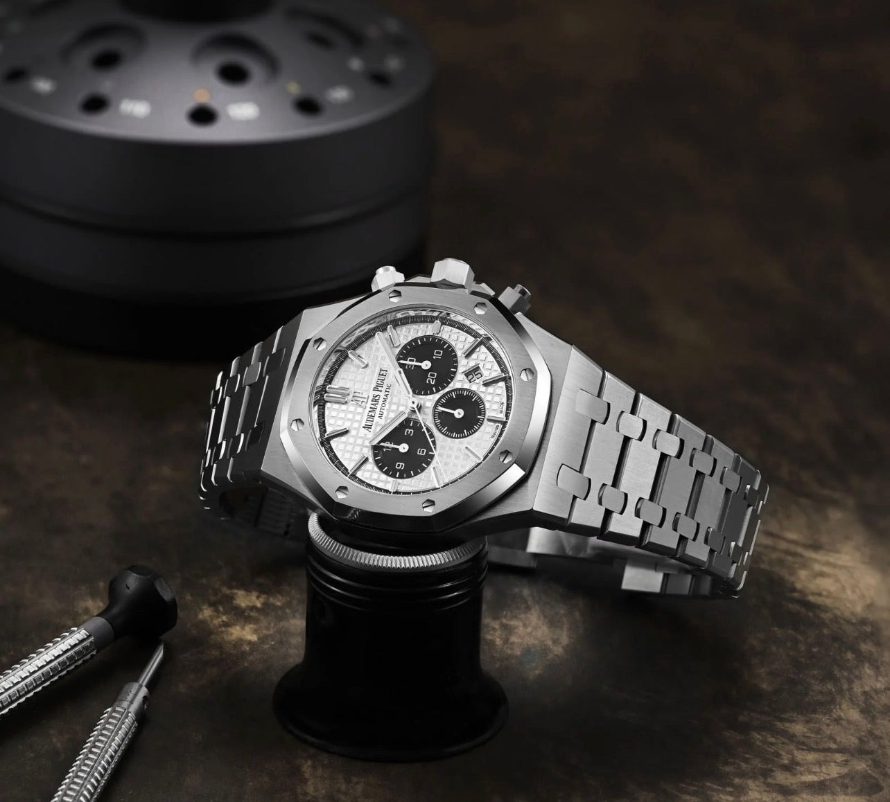 Audemars Piguet ROYAL OAK CHRONOGRAPHE-BLANC/NOIR