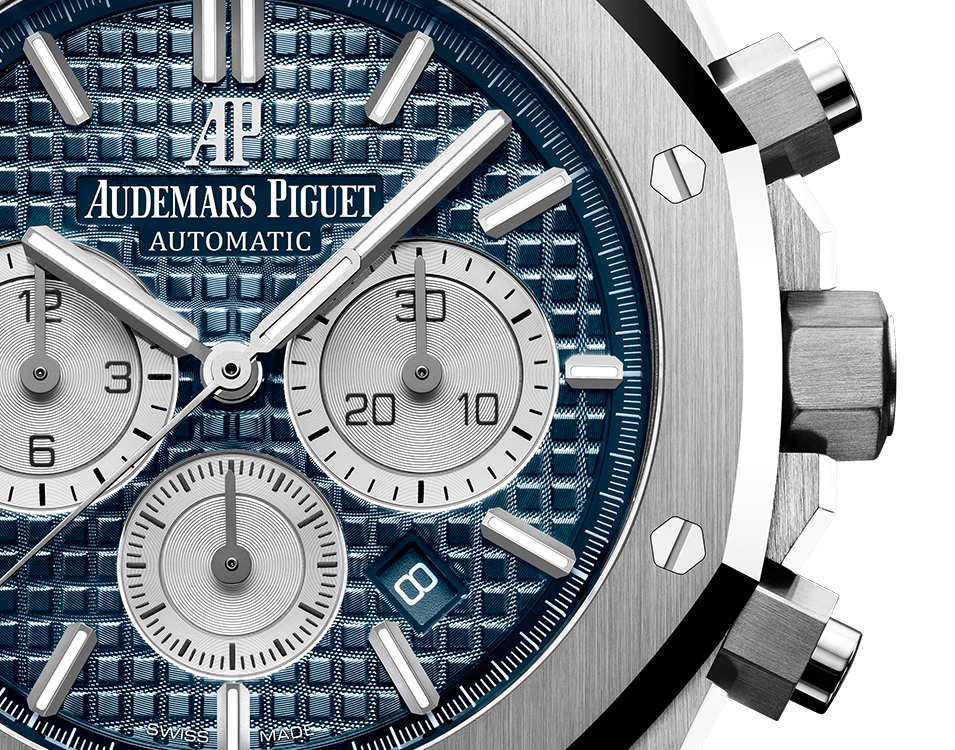 Audemars Piguet ROYAL OAK CHRONOGRAPHE-GRIS/BLEU